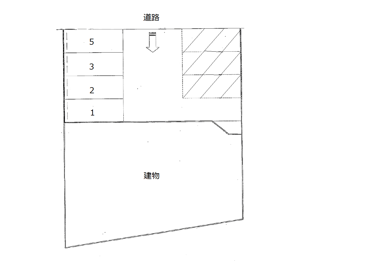 ４０３の駐車配置図