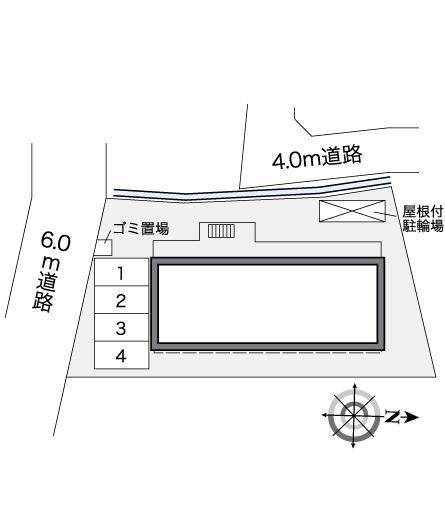 パティオ仁川(26225)の駐車配置図