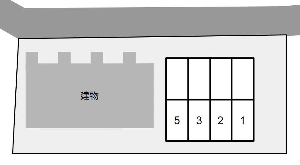 Ｄｏｕｘ　ｍａｉｓｏｎ　竹林町の駐車配置図