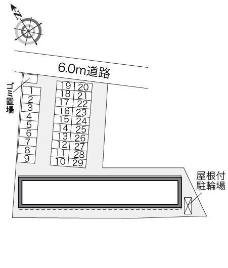つつじ(34141)の駐車配置図