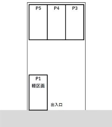 N.F月極駐車場の駐車配置図