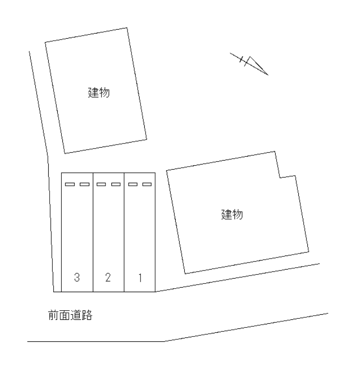 FK守恒2丁目坂田駐車場の駐車配置図