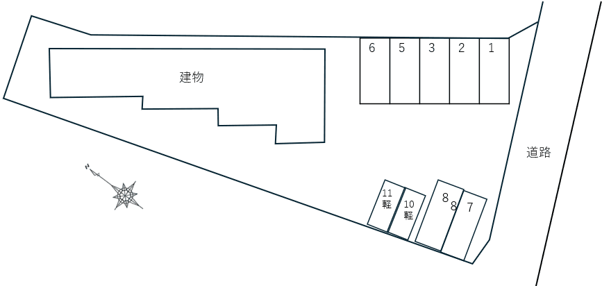 Ｆｏｌｉａｒの駐車配置図
