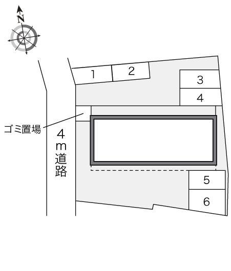 ルミエール(10226)の駐車配置図