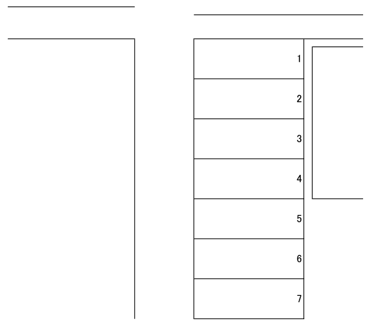 別所６丁目駐車場の駐車配置図