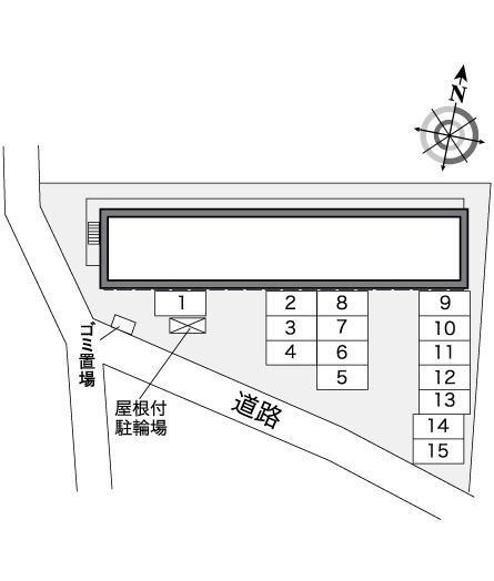 モルトベーネⅡ(27248)の駐車配置図