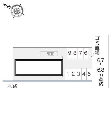 アイン(16804)の駐車配置図