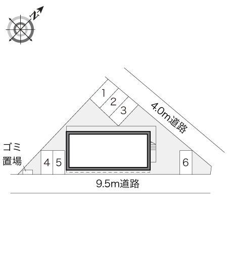 ドミール優(16572)の駐車配置図