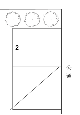 加藤駐車場の駐車配置図