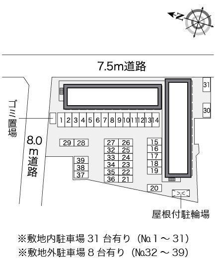 ソフィア(26183)の駐車配置図