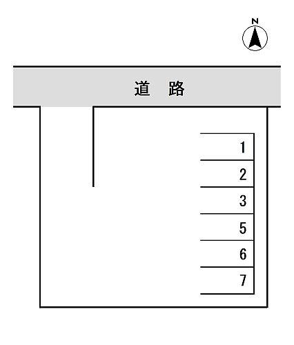 ＆Ｎ駐車場の駐車配置図