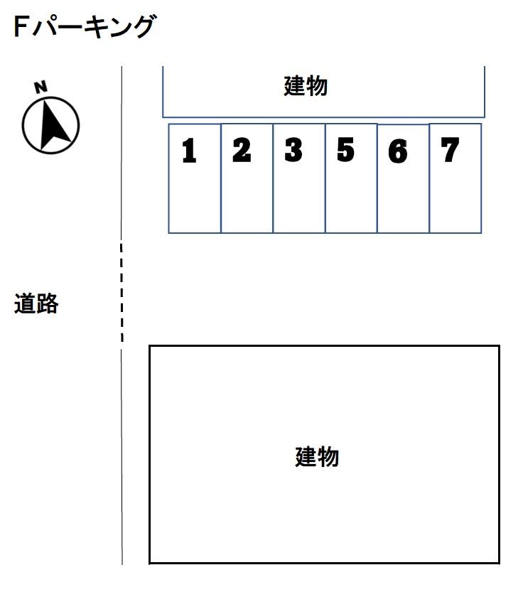 Ｆパーキングの駐車配置図