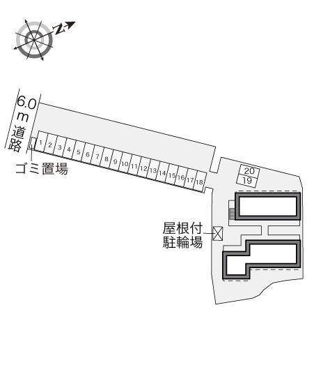 エスペランス(29013)の駐車配置図