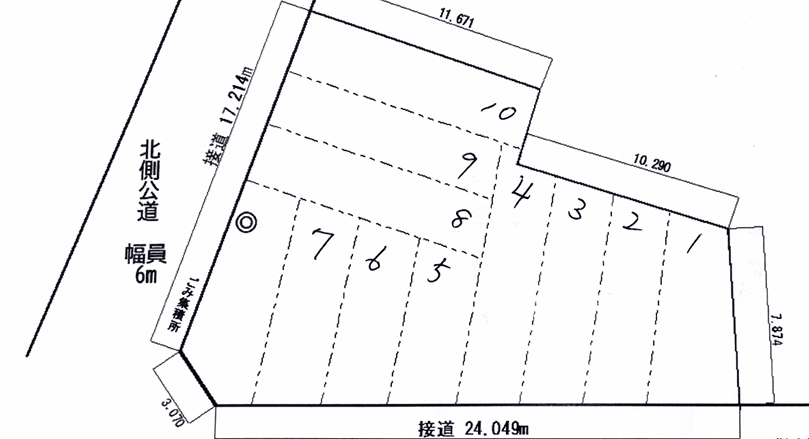 ＭＳパーキング錦町の駐車配置図