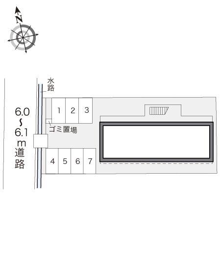 ブロード・ミヤワキ(18469)の駐車配置図