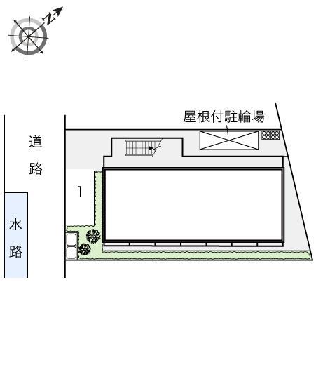 那波大浜(16620)の駐車配置図
