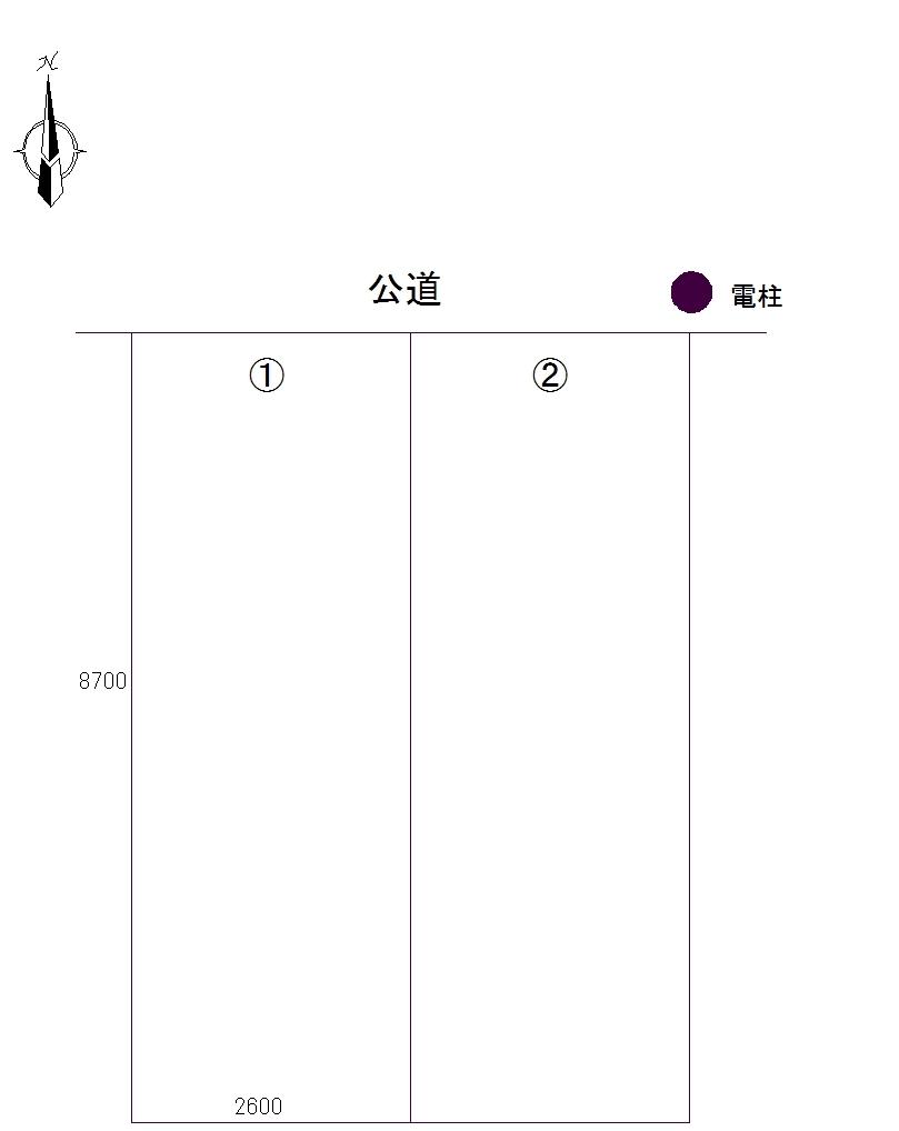 西新井2丁目駐車場の駐車配置図