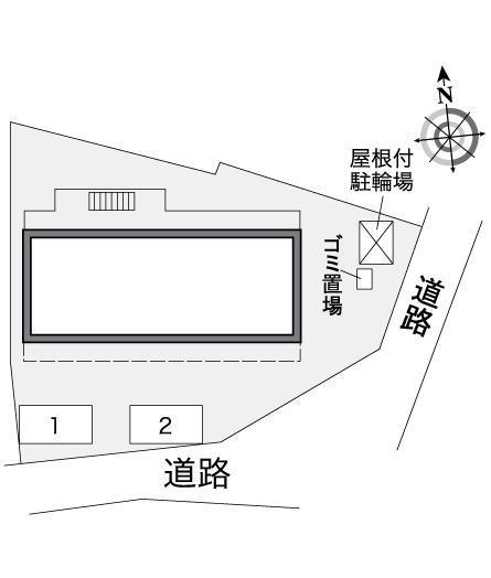 リヴィエール　メトバ(37046)の駐車配置図