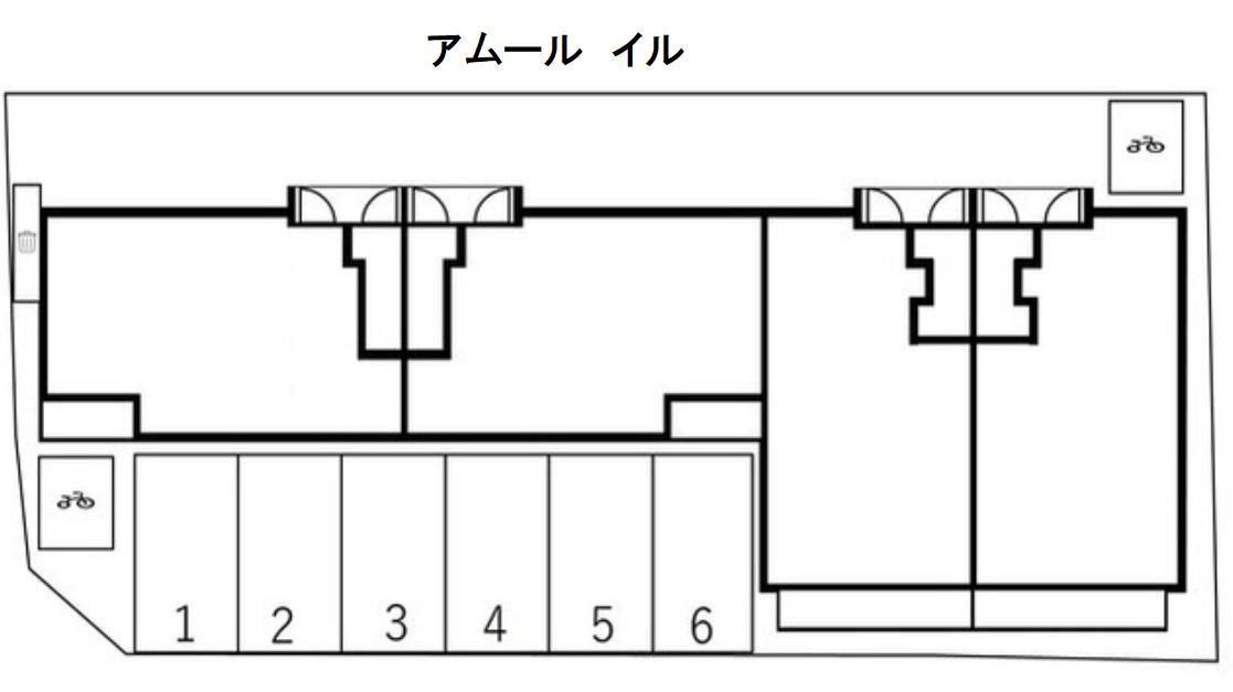 アムール　イルの駐車配置図