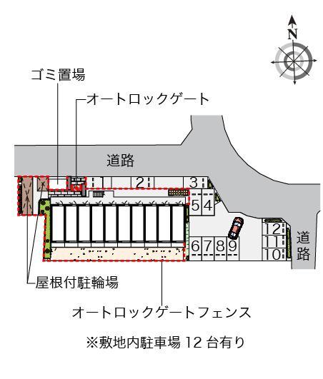 ＴＮ参番館(43080)の駐車配置図