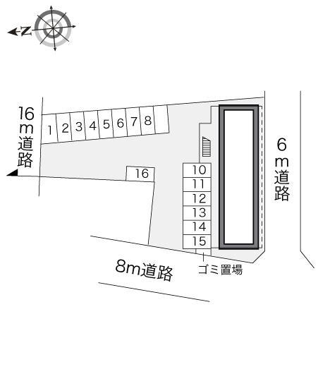 アルファ(16358)の駐車配置図