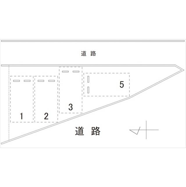 若宮町1丁目月極駐車場の駐車配置図