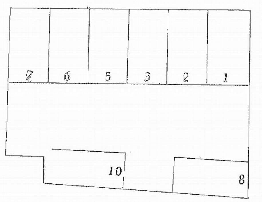 パーク金町６の駐車配置図