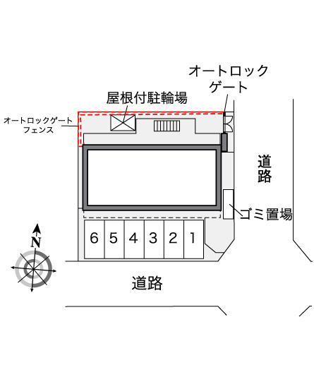 ｗｉｓｔｅｒｉａ(35525)の駐車配置図
