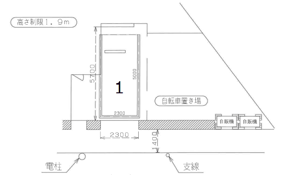 ﾌﾟﾚｼｬｽｶﾞｰﾃﾞﾝ鵜の木駐車場の駐車配置図