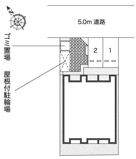 エルベ八千代(52797)の駐車配置図