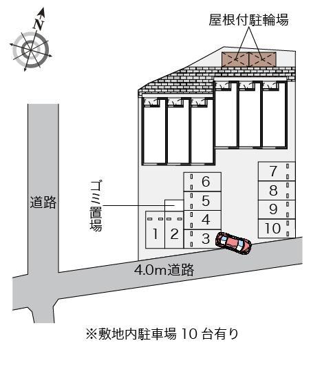ブレッツァ　ノース(45707)の駐車配置図