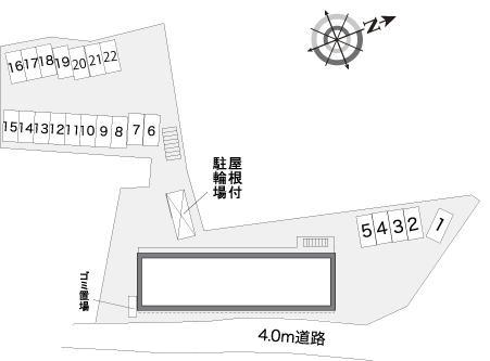 長根(34177)の駐車配置図