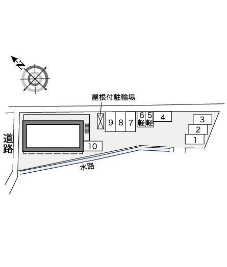 ボヌールⅡ(37825)の駐車配置図