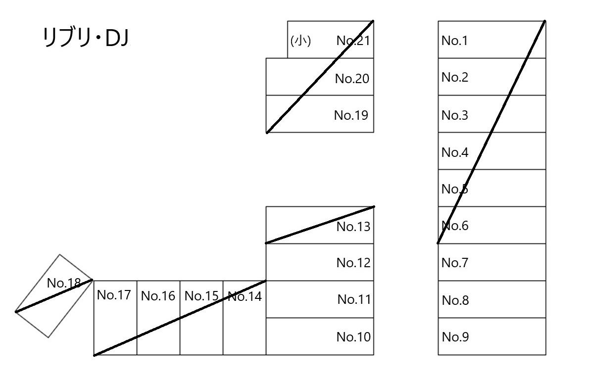 リブリ・DJの駐車配置図
