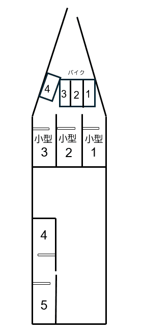ブレイク久米の駐車配置図