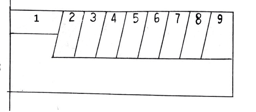 スマイルパーク40号の駐車配置図