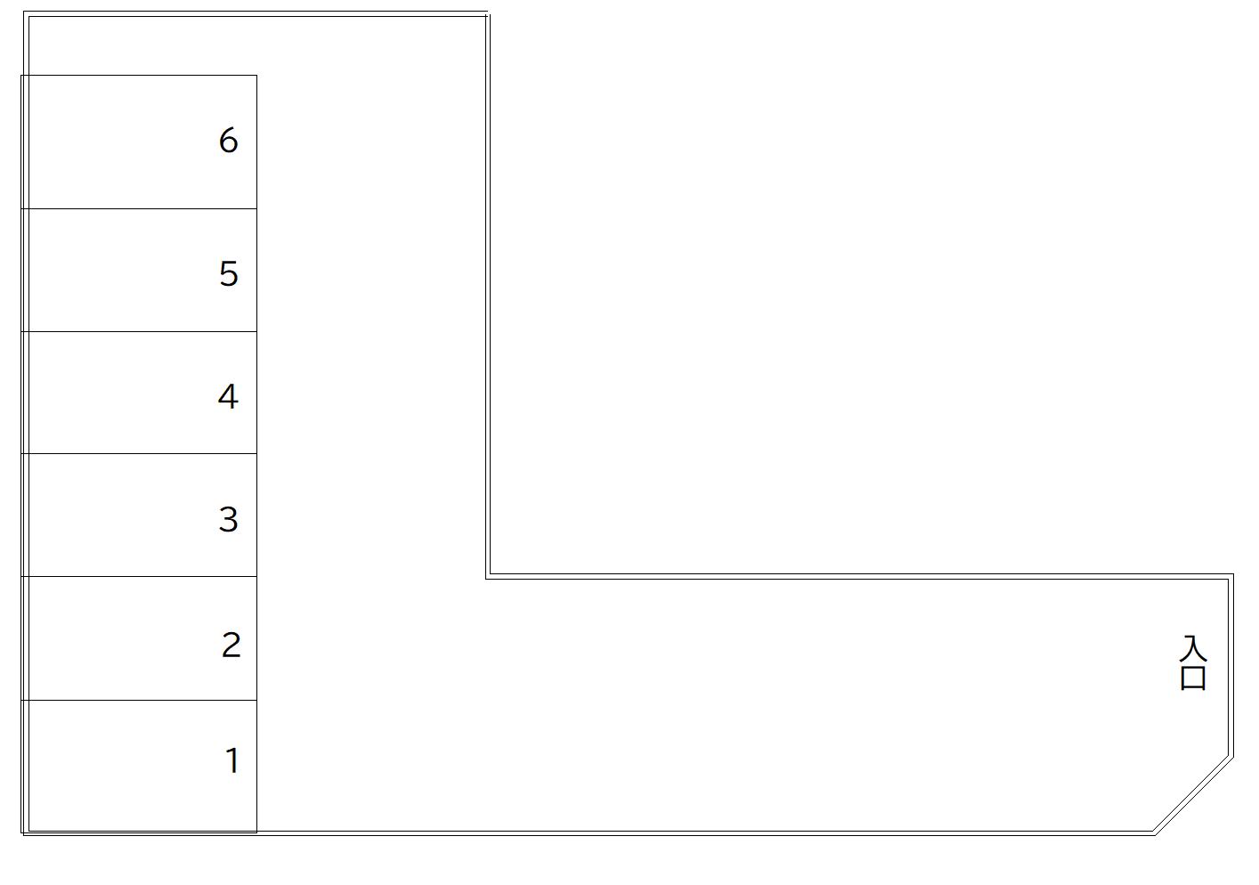 西俣野駐車場の駐車配置図