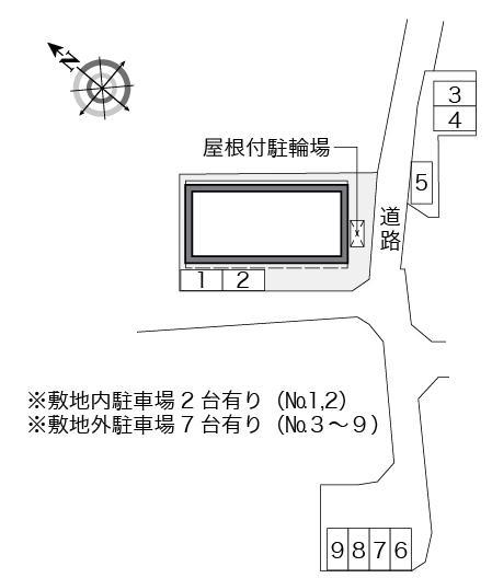 ジュネスレオーノ(36865)の駐車配置図