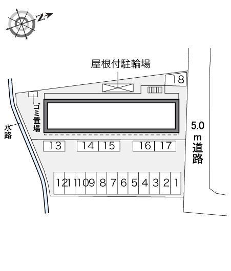 リヴェール(33170)の駐車配置図