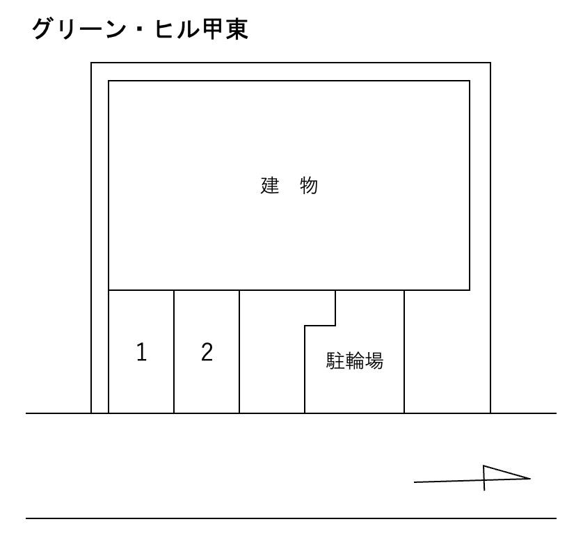 グリーン・ヒル甲東の駐車配置図