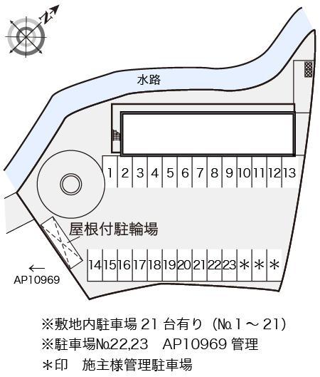 Ａｖｅｎｕｅ弐番館(11650)の駐車配置図