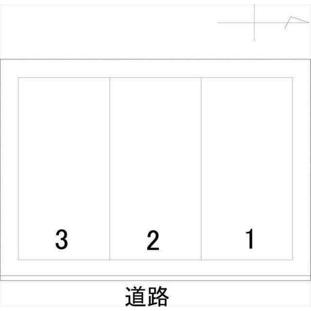 北安江2丁目Tパーキングの駐車配置図