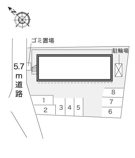 松阪(15817)の駐車配置図