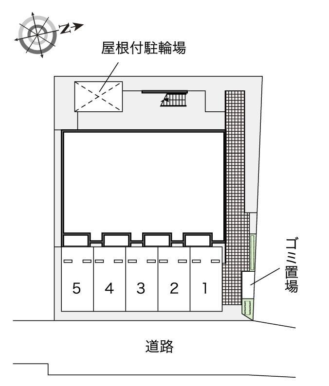 ウッド(53185)の駐車配置図