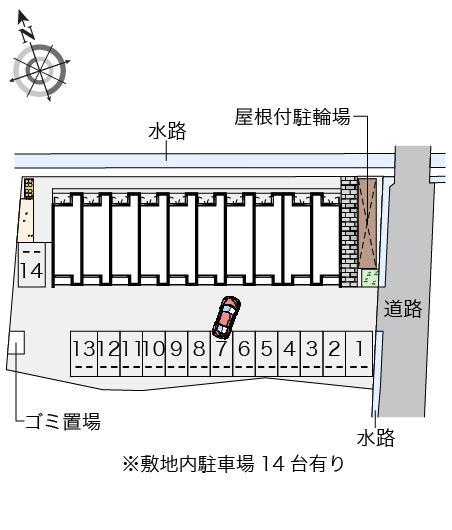 クレイノさつき(56748)の駐車配置図