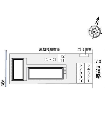 カンパニュール(38255)の駐車配置図