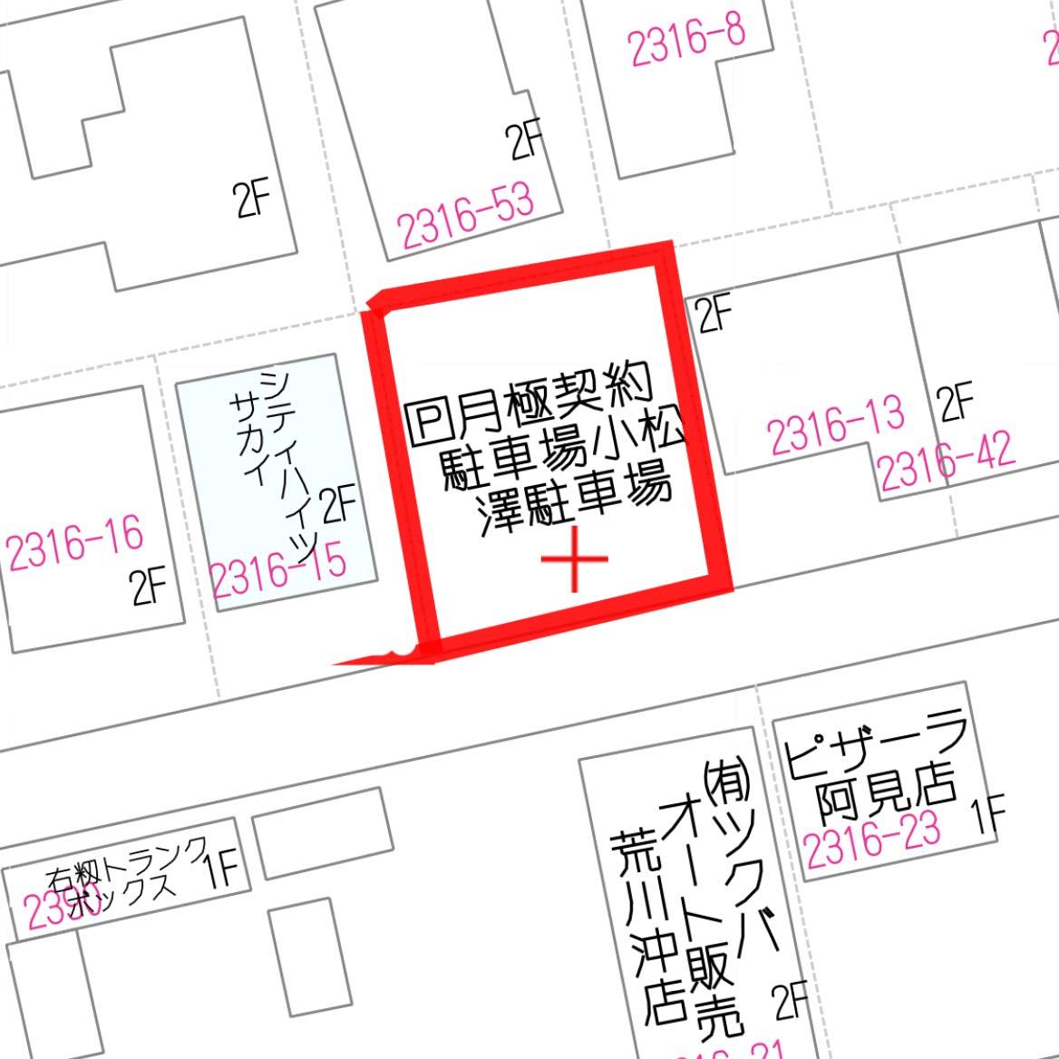 小松澤駐車場（右籾）の外観・駐車場イメージ1枚目