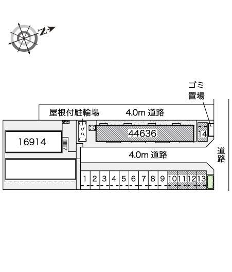 ＡｓｔｙＦｉｏｒｅ(44636)　敷地外駐車場の駐車配置図