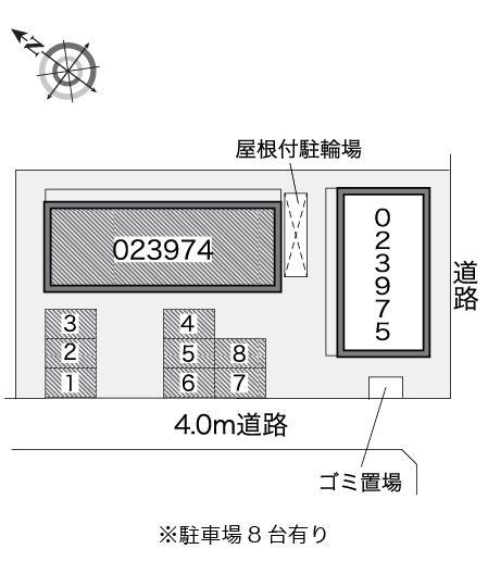 Ｃａｌｍ戸倉Ⅰ(23974)の駐車配置図