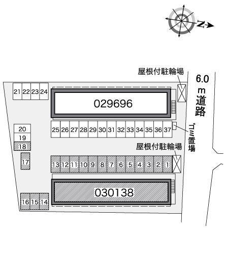 ル　ポルトＡ(30138)の駐車配置図